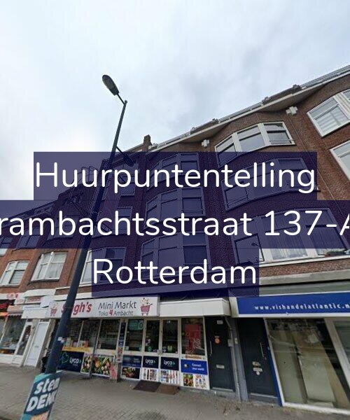 Foto gevel Huurpuntentelling voor Vierambachtsstraat 137-A03, Rotterdam