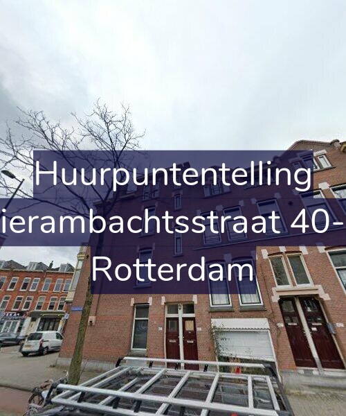 Foto gevel Huurpuntentelling voor Vierambachtsstraat 40-A, Rotterdam