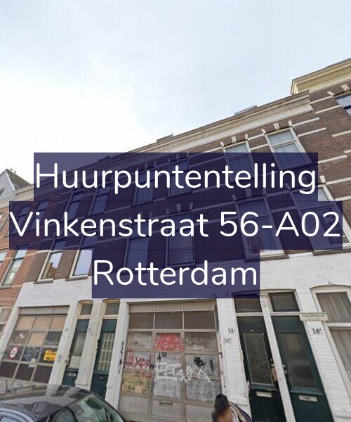 Foto gevel Huurpuntentelling voor Vinkenstraat 56-A02, Rotterdam