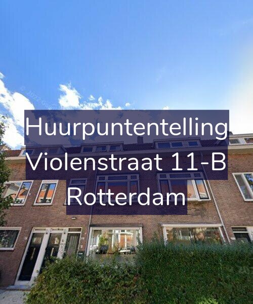 Foto gevel Huurpuntentelling voor Violenstraat 11-B, Rotterdam