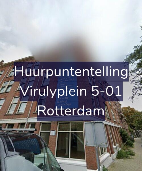 Foto gevel Huurpuntentelling voor Virulyplein 5-01, Rotterdam