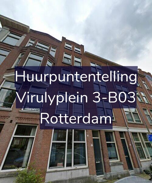 Foto gevel Huurpuntentelling voor Virulyplein 3-B03, Rotterdam