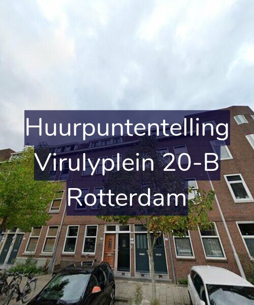 Foto gevel Huurpuntentelling voor Virulyplein 20-B, Rotterdam