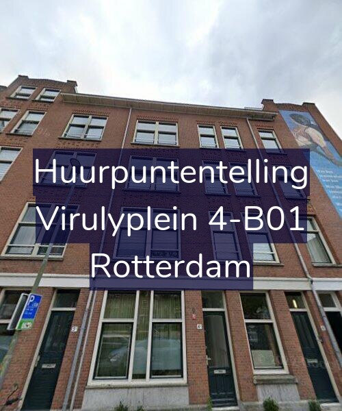 Foto gevel Huurpuntentelling voor Virulyplein 4-B01, Rotterdam
