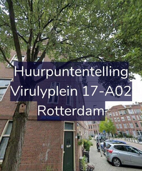 Foto gevel Huurpuntentelling voor Virulyplein 17-A02, Rotterdam