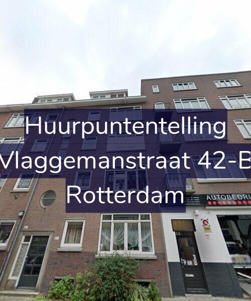 Foto gevel Huurpuntentelling voor Vlaggemanstraat 42-B, Rotterdam