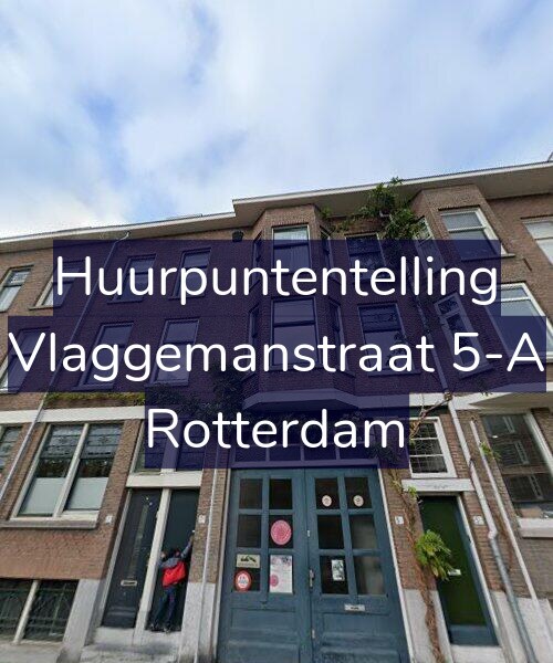 Foto gevel Huurpuntentelling voor Vlaggemanstraat 5-A, Rotterdam