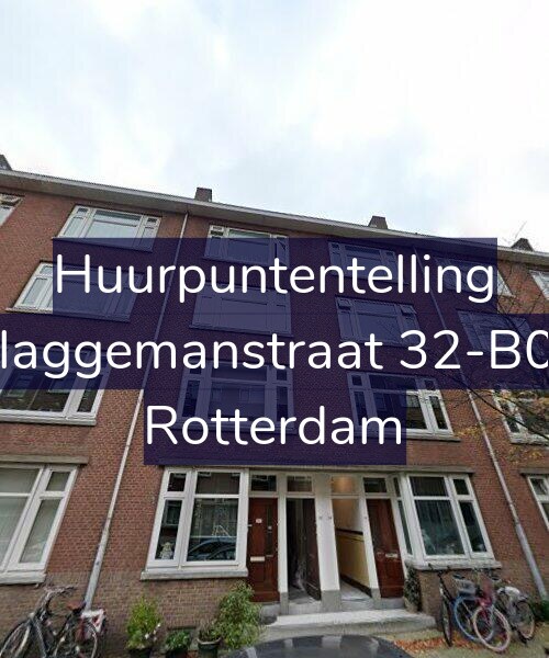 Foto gevel Huurpuntentelling voor Vlaggemanstraat 32-B03, Rotterdam
