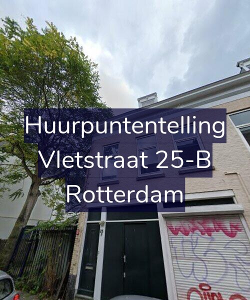 Foto gevel Huurpuntentelling voor Vletstraat 25-B, Rotterdam