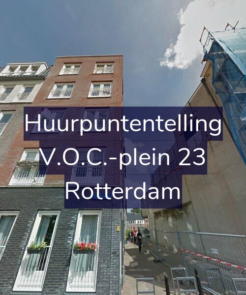 Foto gevel Huurpuntentelling voor V.O.C.-plein 23, Rotterdam