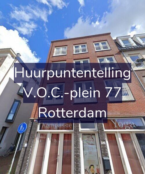 Foto gevel Huurpuntentelling voor V.O.C.-plein 77, Rotterdam
