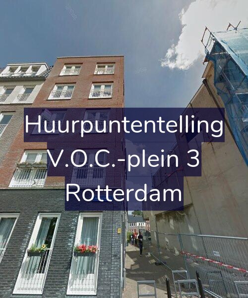 Foto gevel Huurpuntentelling voor V.O.C.-plein 3, Rotterdam