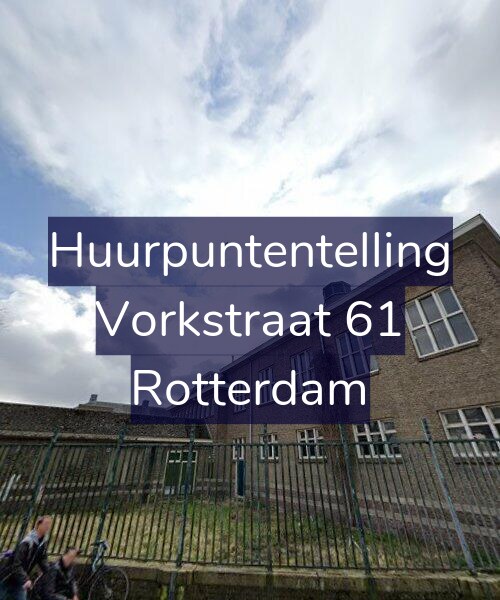 Foto gevel Huurpuntentelling voor Vorkstraat 61, Rotterdam