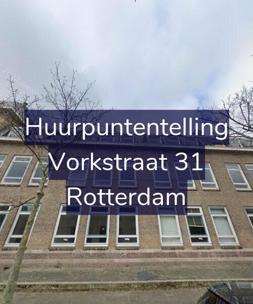 Foto gevel Huurpuntentelling voor Vorkstraat 31, Rotterdam