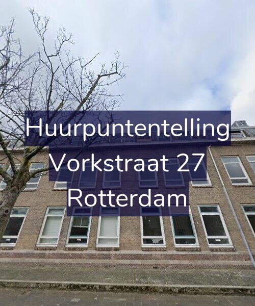 Foto gevel Huurpuntentelling voor Vorkstraat 27, Rotterdam