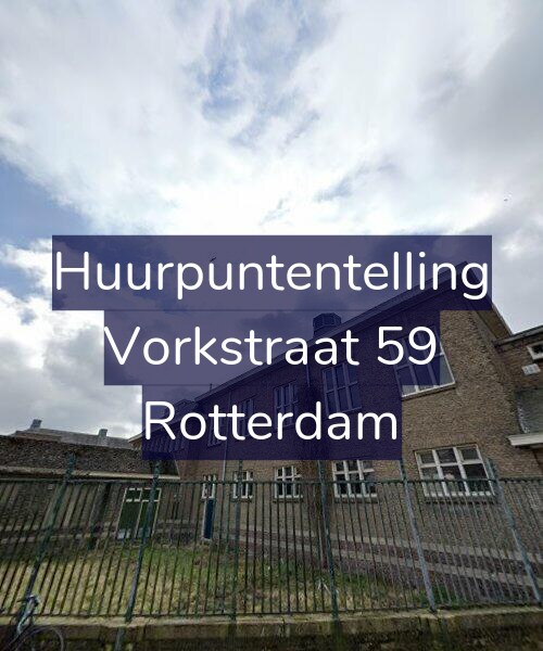Foto gevel Huurpuntentelling voor Vorkstraat 59, Rotterdam