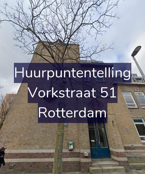 Foto gevel Huurpuntentelling voor Vorkstraat 51, Rotterdam
