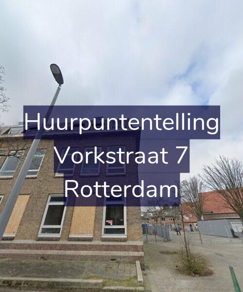 Foto gevel Huurpuntentelling voor Vorkstraat 7, Rotterdam
