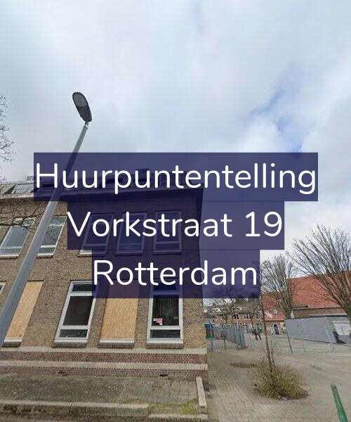 Foto gevel Huurpuntentelling voor Vorkstraat 19, Rotterdam