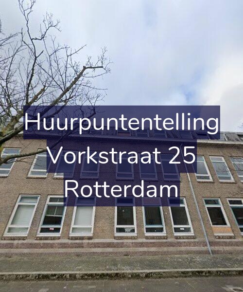 Foto gevel Huurpuntentelling voor Vorkstraat 25, Rotterdam