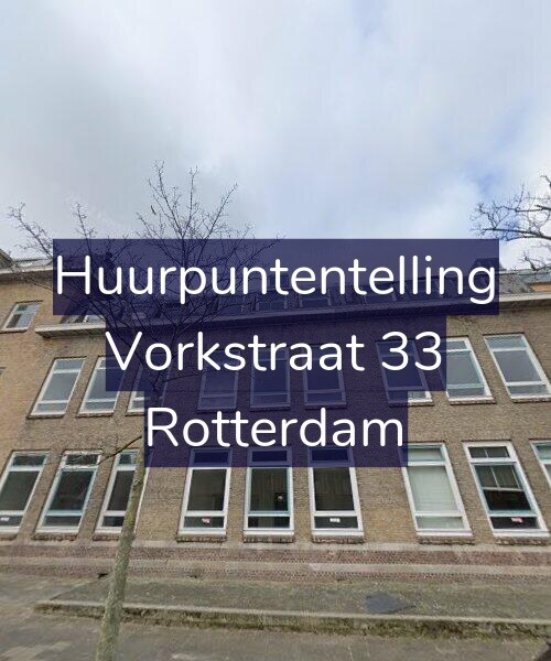 Foto gevel Huurpuntentelling voor Vorkstraat 33, Rotterdam