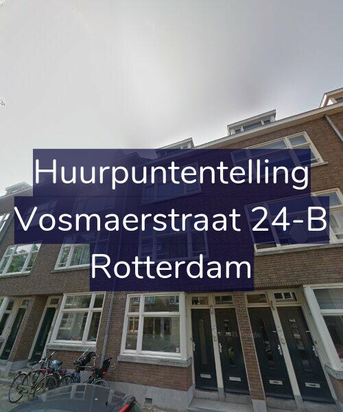 Foto gevel Huurpuntentelling voor Vosmaerstraat 24-B, Rotterdam