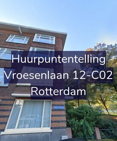 Foto gevel Huurpuntentelling voor Vroesenlaan 12-C02, Rotterdam