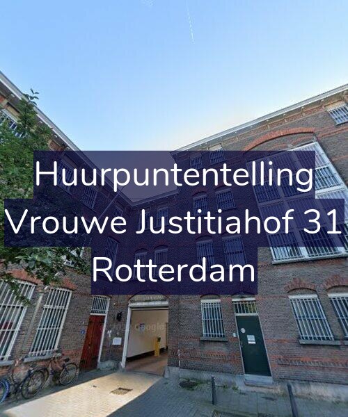 Foto gevel Huurpuntentelling voor Vrouwe Justitiahof 31, Rotterdam