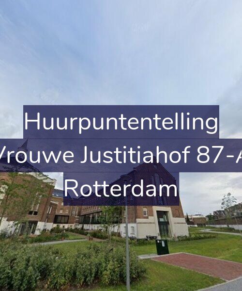 Foto gevel Huurpuntentelling voor Vrouwe Justitiahof 87-A, Rotterdam