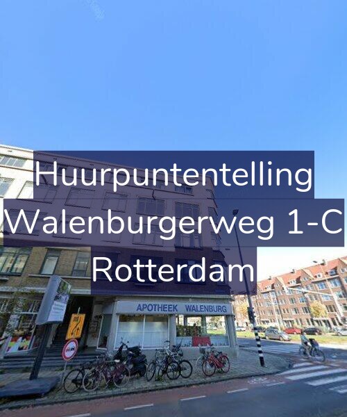 Foto gevel Huurpuntentelling voor Walenburgerweg 1-C, Rotterdam