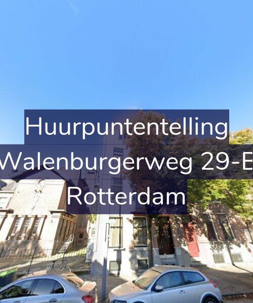 Foto gevel Huurpuntentelling voor Walenburgerweg 29-B, Rotterdam