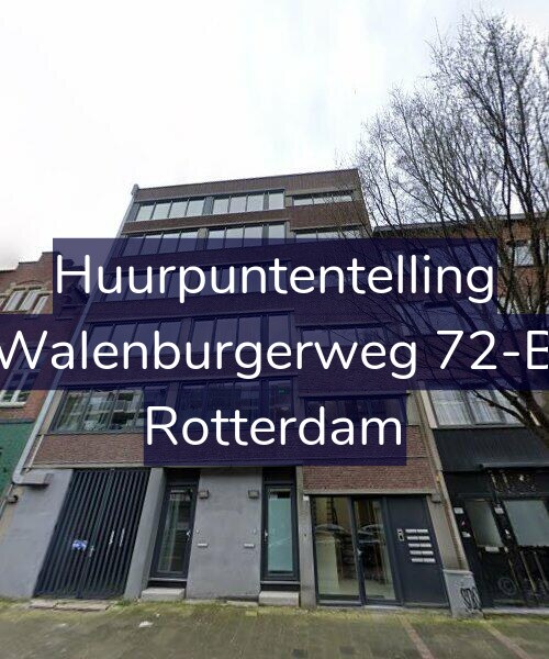 Foto gevel Huurpuntentelling voor Walenburgerweg 72-B, Rotterdam