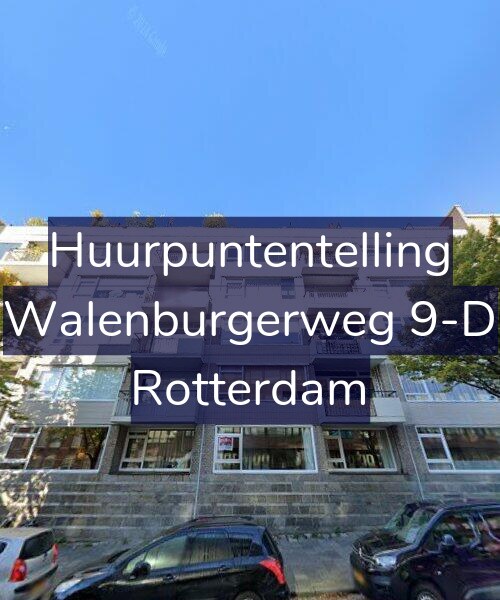 Foto gevel Huurpuntentelling voor Walenburgerweg 9-D, Rotterdam