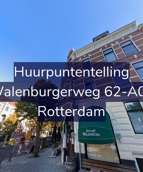 Foto gevel Huurpuntentelling voor Walenburgerweg 62-A02, Rotterdam