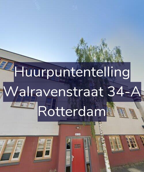 Foto gevel Huurpuntentelling voor Walravenstraat 34-A, Rotterdam
