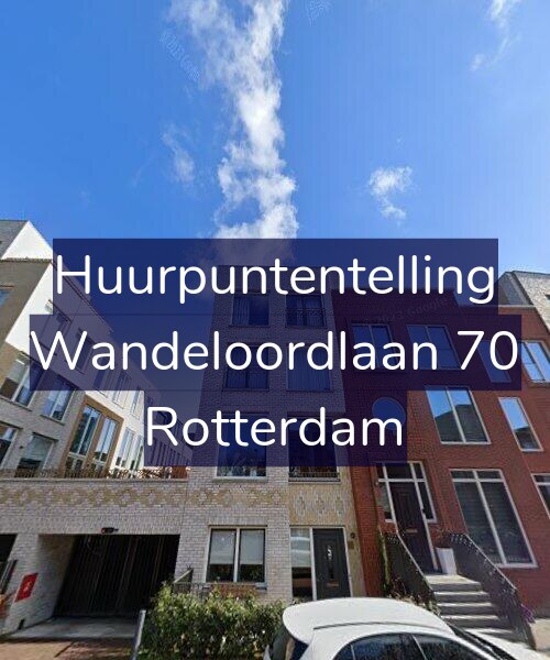 Foto gevel Huurpuntentelling voor Wandeloordlaan 70, Rotterdam
