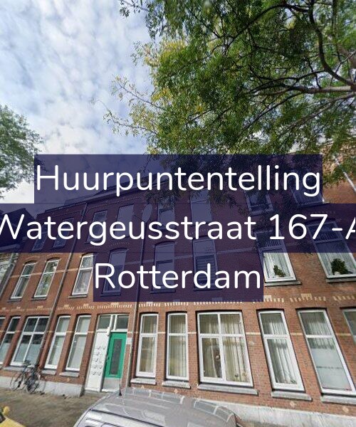 Foto gevel Huurpuntentelling voor Watergeusstraat 167-A, Rotterdam