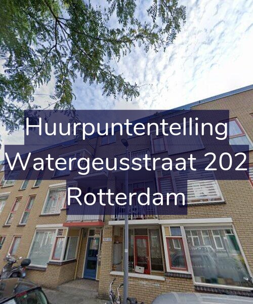 Foto gevel Huurpuntentelling voor Watergeusstraat 202, Rotterdam