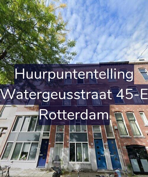 Foto gevel Huurpuntentelling voor Watergeusstraat 45-E, Rotterdam
