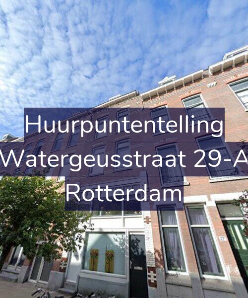 Foto gevel Huurpuntentelling voor Watergeusstraat 29-A, Rotterdam