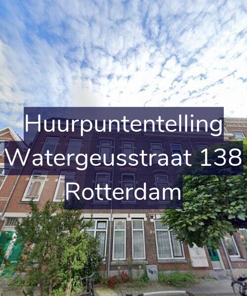 Foto gevel Huurpuntentelling voor Watergeusstraat 138, Rotterdam