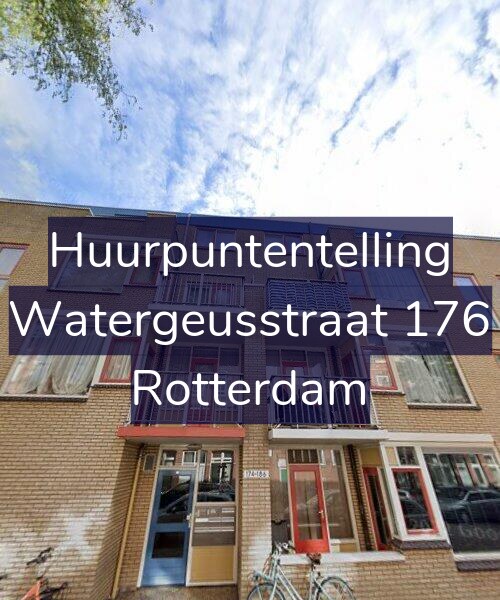 Foto gevel Huurpuntentelling voor Watergeusstraat 176, Rotterdam