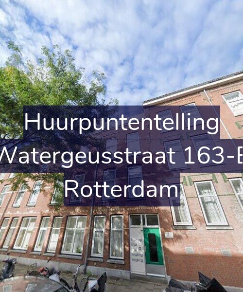Foto gevel Huurpuntentelling voor Watergeusstraat 163-B, Rotterdam