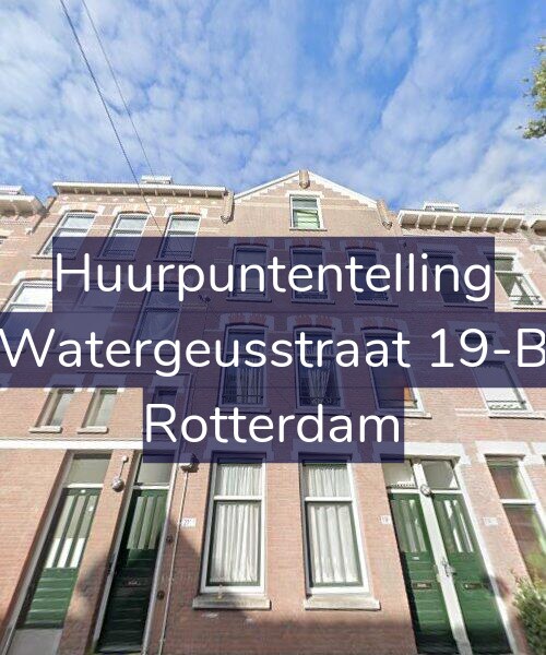 Foto gevel Huurpuntentelling voor Watergeusstraat 19-B, Rotterdam