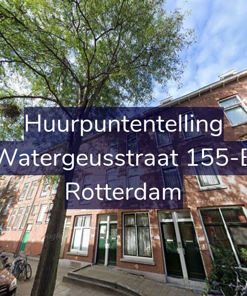 Foto gevel Huurpuntentelling voor Watergeusstraat 155-B, Rotterdam