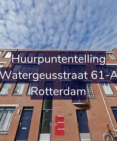 Foto gevel Huurpuntentelling voor Watergeusstraat 61-A, Rotterdam