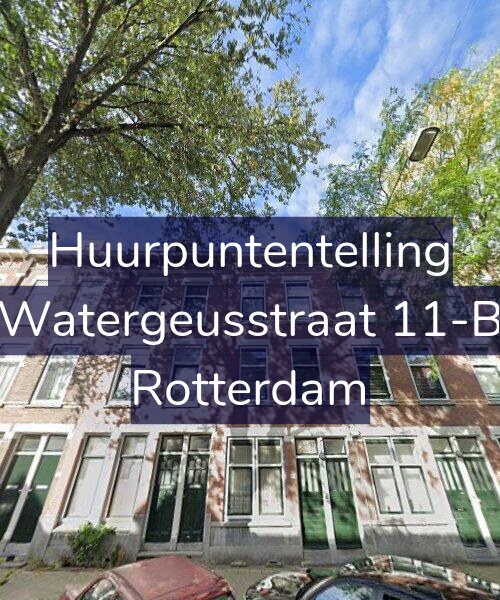 Foto gevel Huurpuntentelling voor Watergeusstraat 11-B, Rotterdam