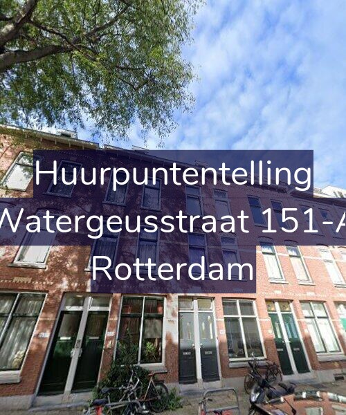 Foto gevel Huurpuntentelling voor Watergeusstraat 151-A, Rotterdam