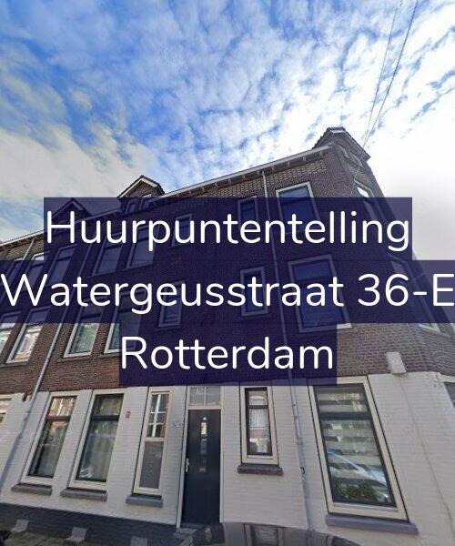 Foto gevel Huurpuntentelling voor Watergeusstraat 36-E, Rotterdam