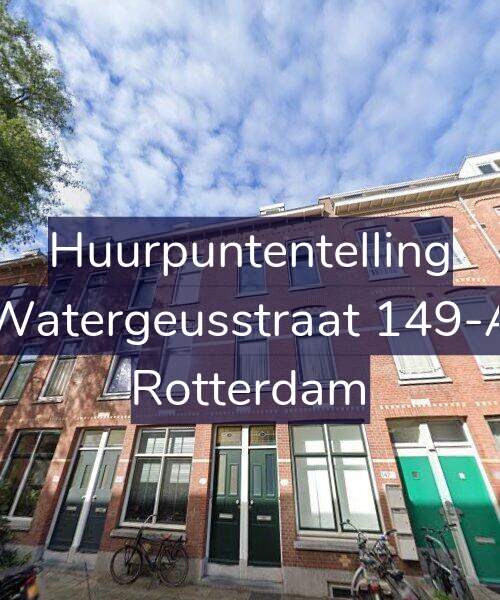 Foto gevel Huurpuntentelling voor Watergeusstraat 149-A, Rotterdam